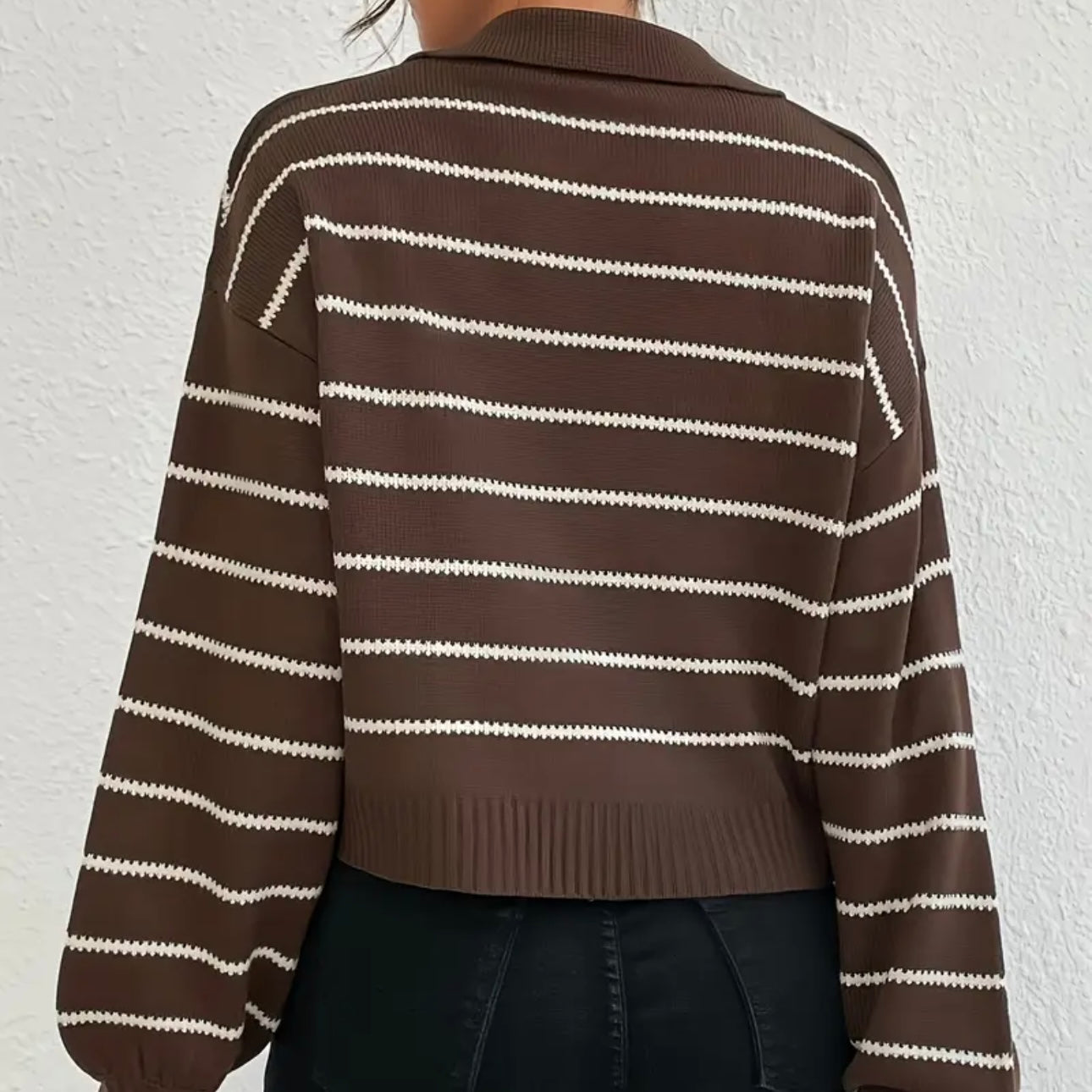 Stratus Striped Knit Sweater