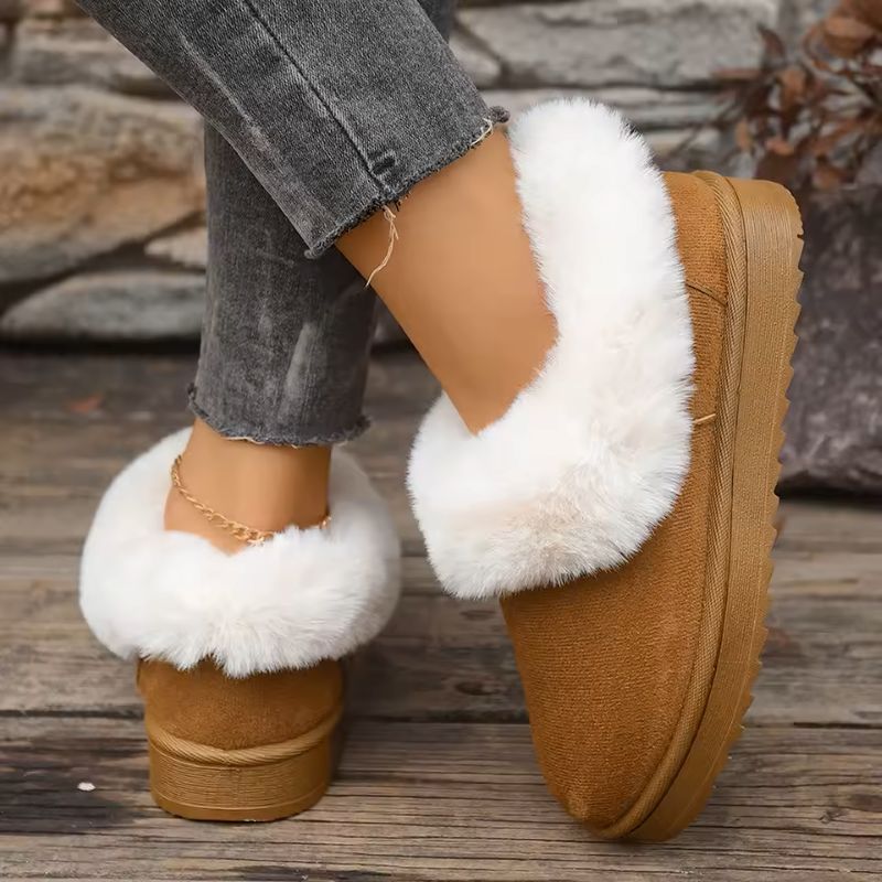 Isola Boots in Light Brown – Women’s winter ankle boots with plush lining