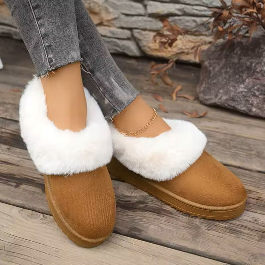 Isola Boots in Light Brown – Women’s winter ankle boots with plush lining